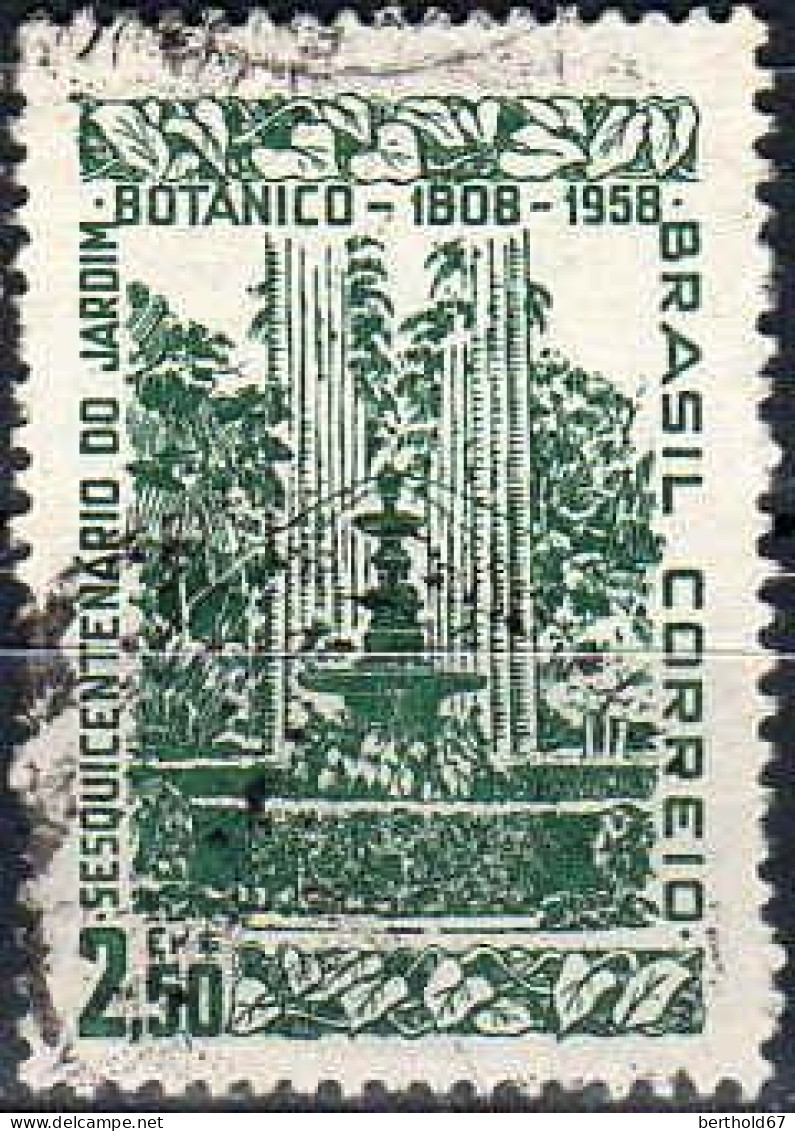 Brésil Poste Obl Yv: 651 Mi:935 Jardin Botanico Fontaine (cachet Rond) - Used Stamps