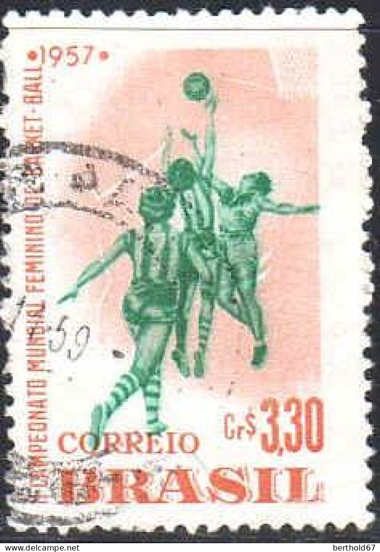 Brésil Poste Obl Yv: 634 Mi:916 Campeonato Mundial Feminino De Basket-Ball (Beau Cachet Rond) - Used Stamps