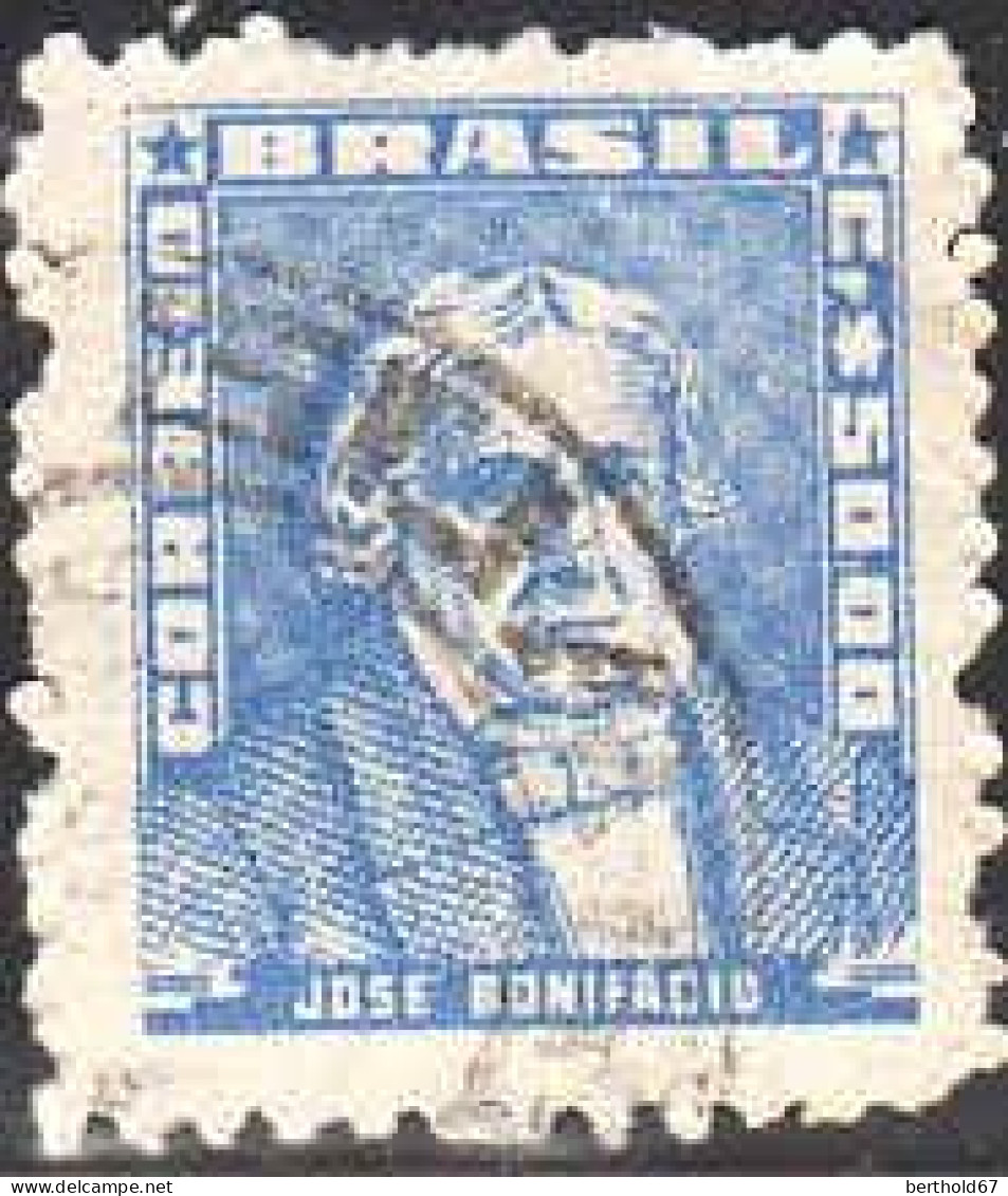 Brésil Poste Obl Yv: 677/679 Personnalités (TB Cachet Rond) - Gebraucht
