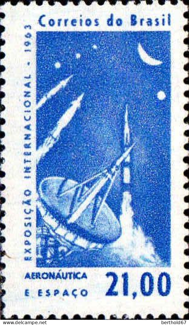 Brésil Poste N** Yv: 729 Mi:1031 Exposiçao Internacional Aeronautica E Espaco (Petit Pt De Rouille) - Unused Stamps