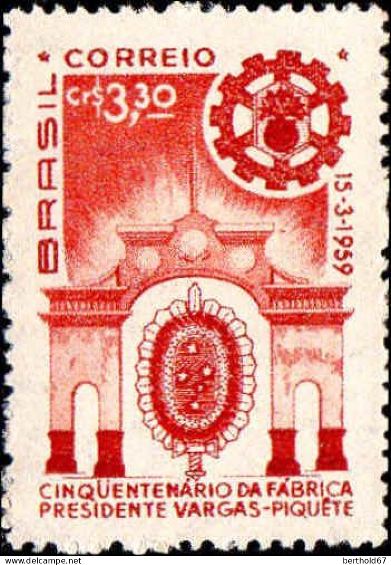 Brésil Poste N** Yv: 685 Mi:967 Fabrica Presidente Vargas-Piquete - Unused Stamps