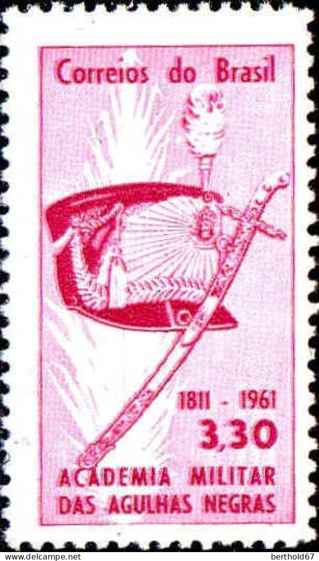 Brésil Poste N** Yv: 704/705 75.Anniversaire De L'Académie Militaire Agulhas Négras - Unused Stamps
