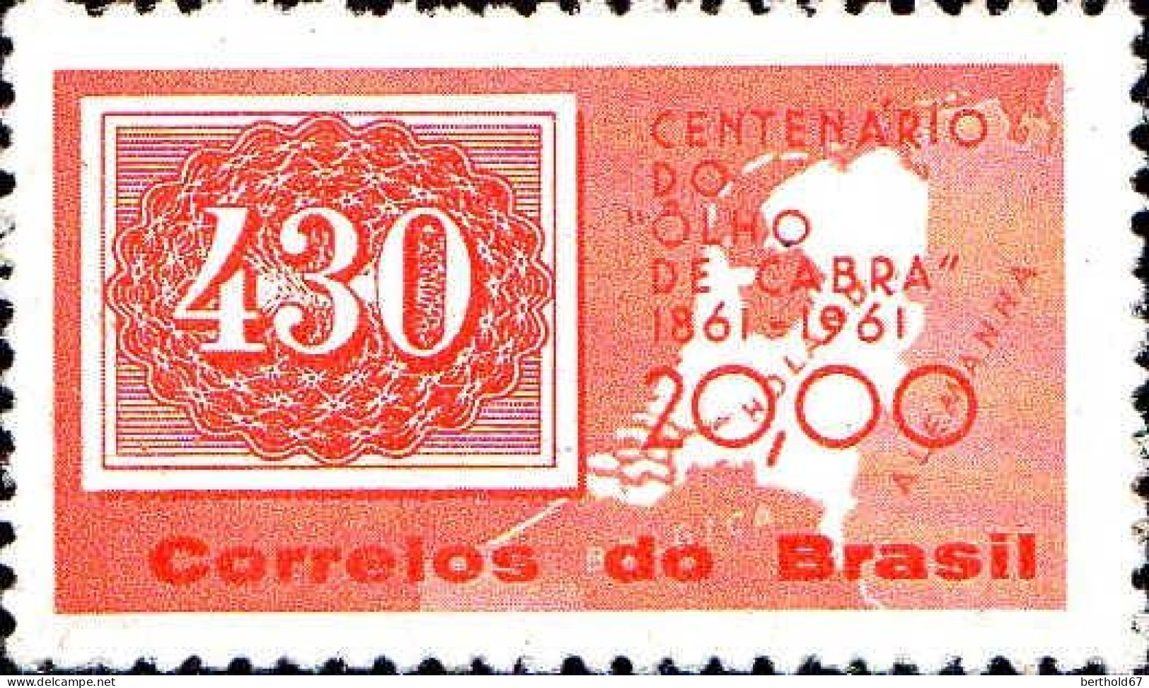 Brésil Poste N** Yv: 710/711 Centenaire De L'Œil De Chèvre - Neufs