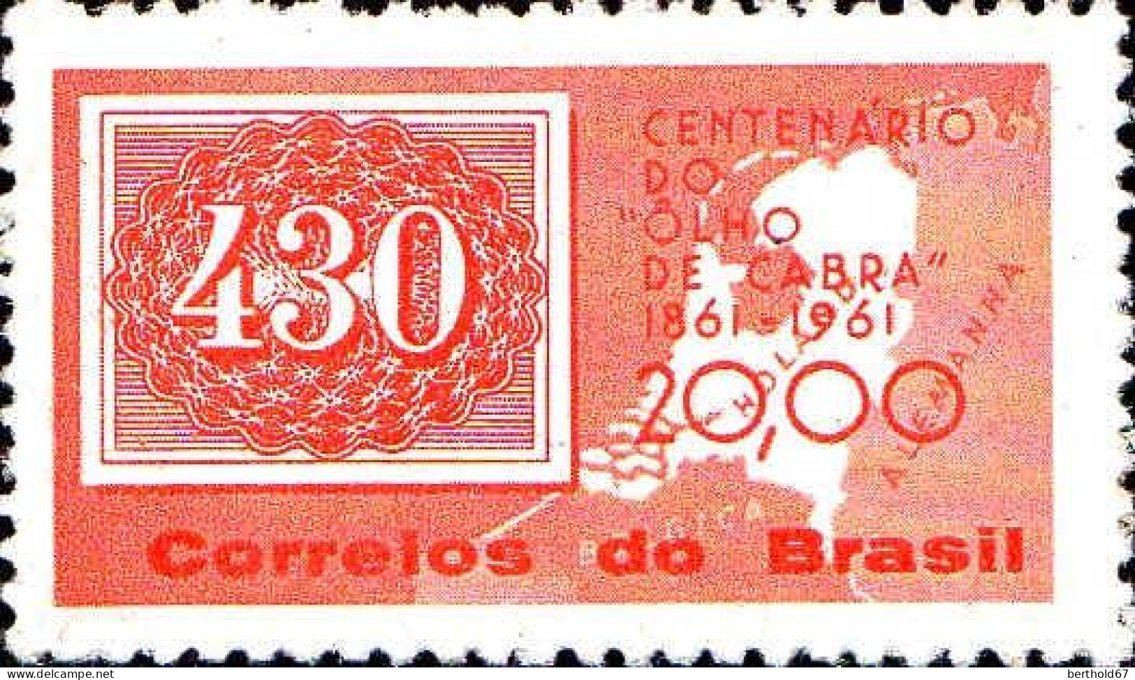 Brésil Poste N** Yv: 710/711 Centenaire De L'Œil De Chèvre - Unused Stamps