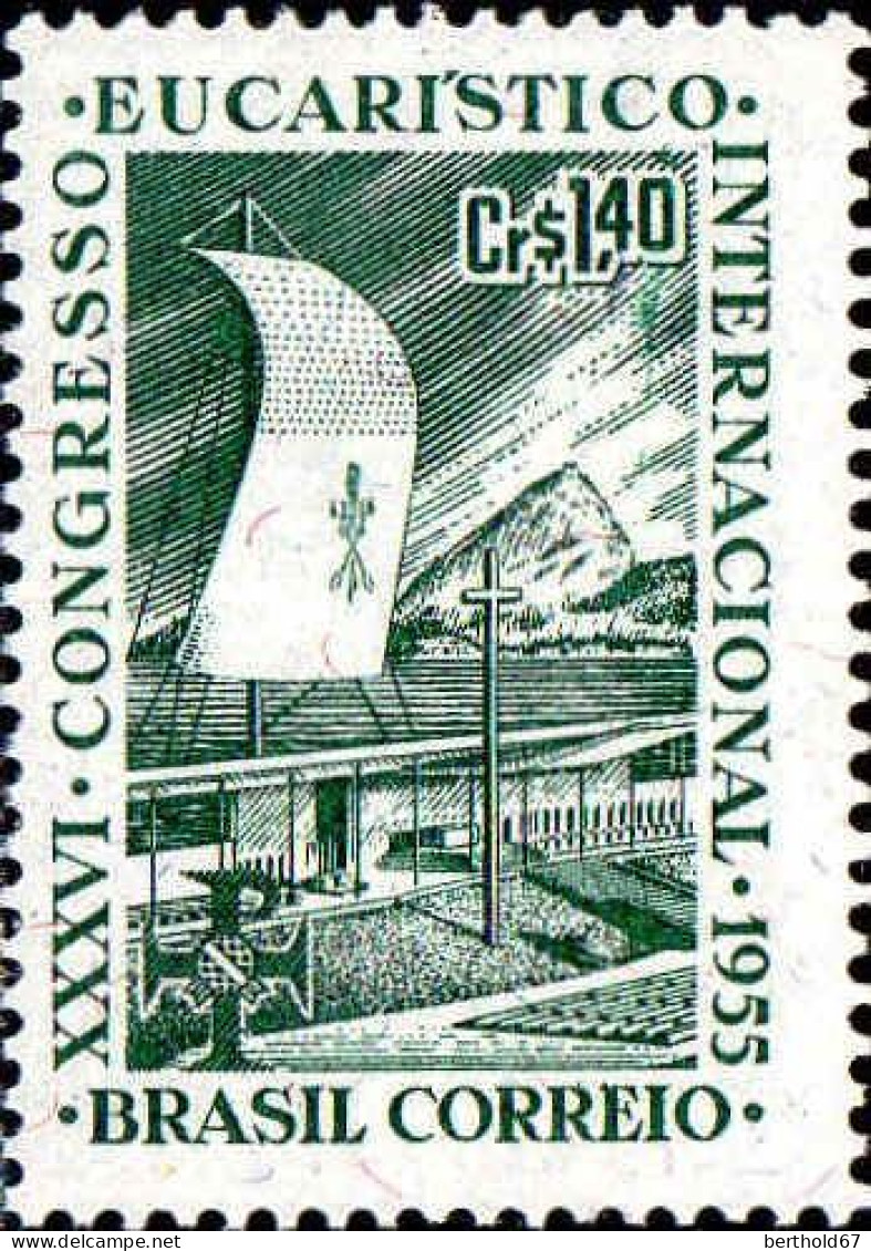 Brésil Poste N** Yv: 607/608 36.Congrès Eucharistique - Neufs