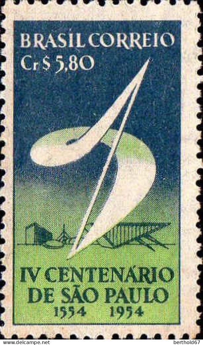 Brésil Poste N** Yv: 527 Mi:797 4.Centenario De Sao Paulo - Unused Stamps