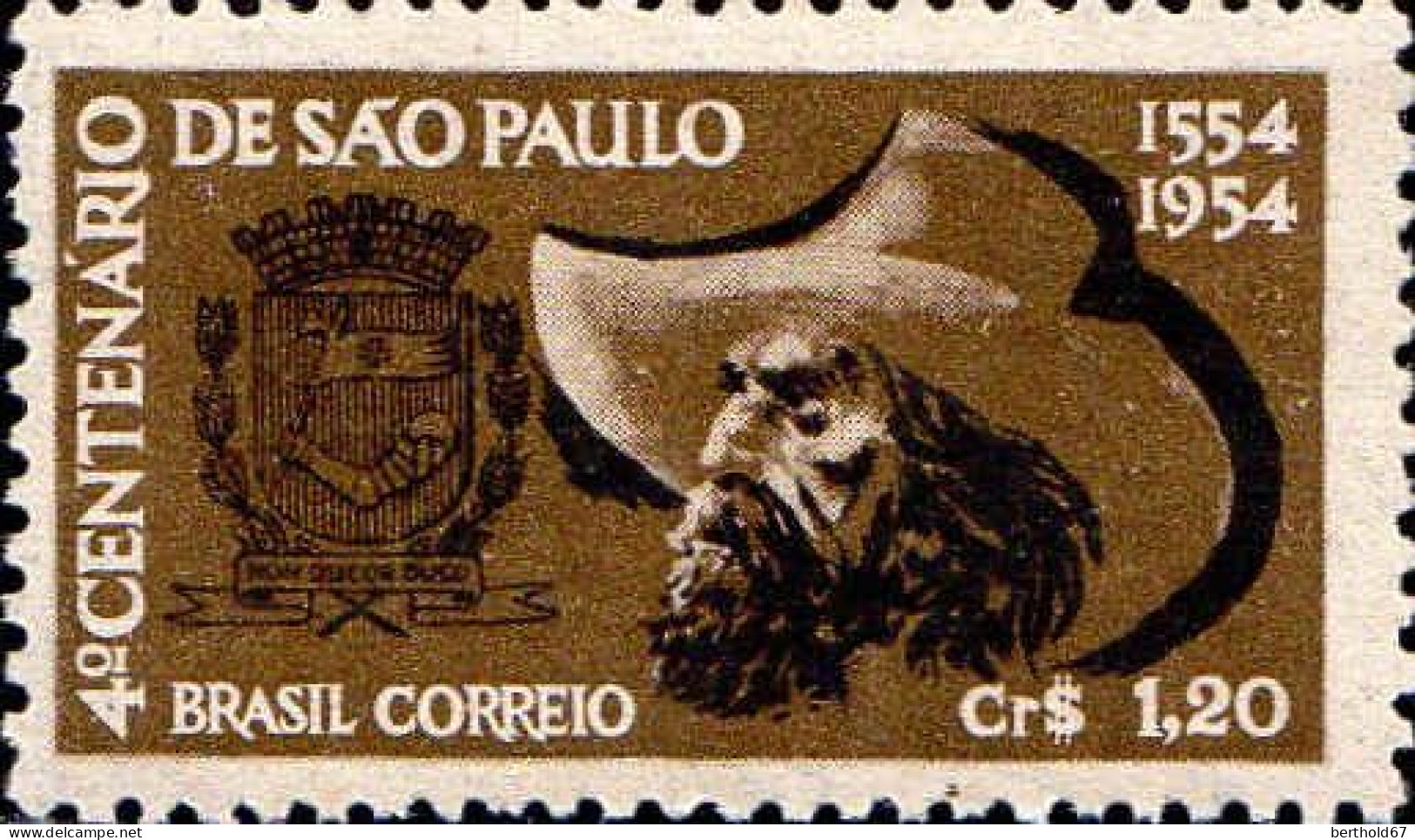 Brésil Poste N** Yv: 523 Mi:793 4.Centenario De Sao Paulo - Unused Stamps