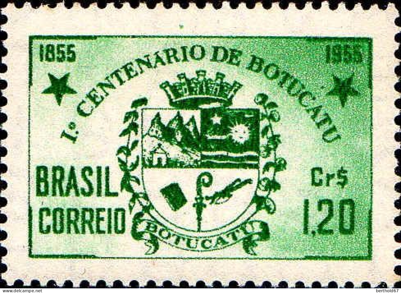 Brésil Poste N** Yv: 603/604 1.Centenaire De Botucatu - Neufs