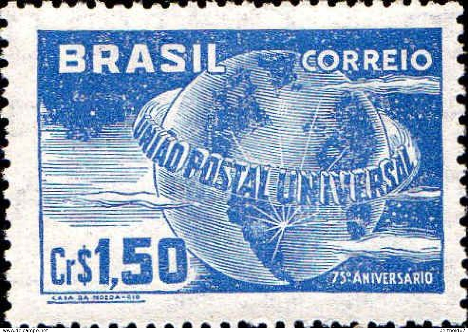 Brésil Poste N** Yv: 479 Mi:747 Uniao Postal Universal 75.aniversario - Ungebraucht