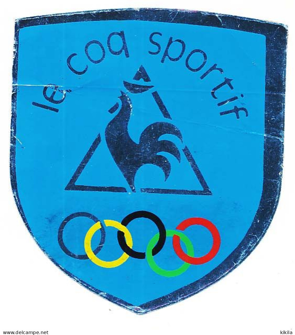 Autocollant  X° Jeux Olympiques D'Hiver De GRENOBLE 1968 Olympic Games 68 Publicité LE COQ SPORTIF - Autres & Non Classés