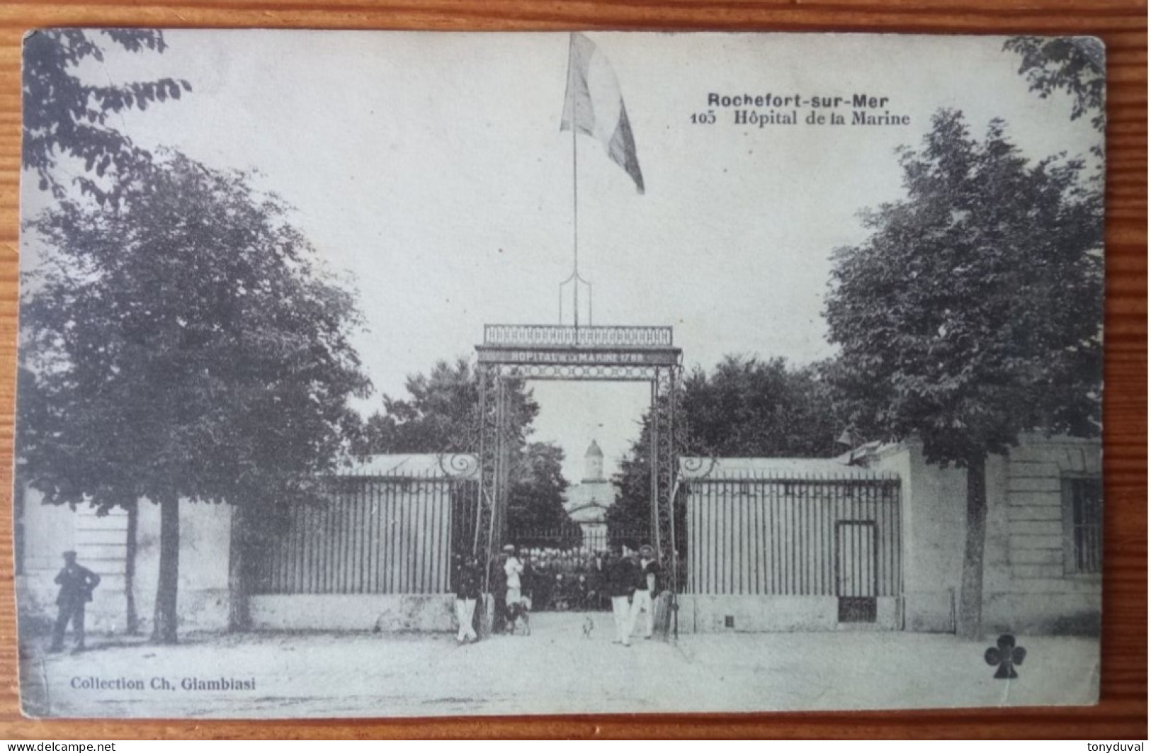 CPA, ROCHEFORT SUR MER (17), Hôpital De La Marine  1917 - Rochefort