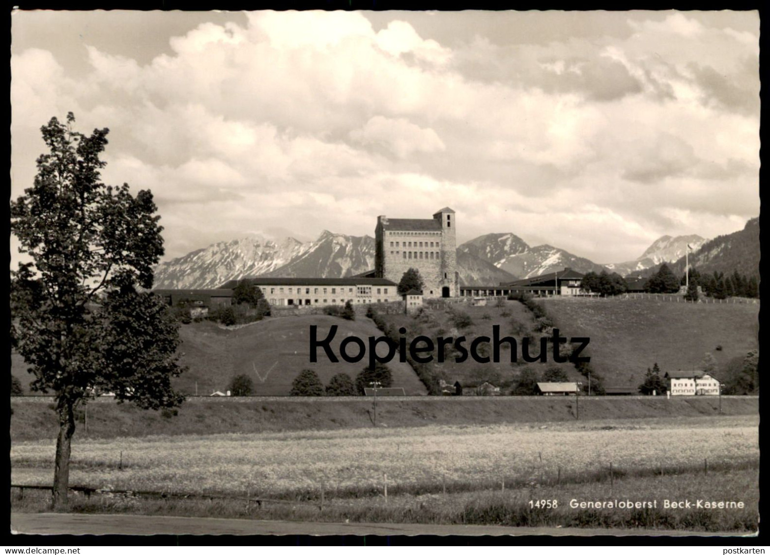 ÄLTERE POSTKARTE GENERALOBERST BECK KASERNE SONTHOFEN BAYERN ALLGÄU Ludwig Beck Bundeswehr Ansichtskarte AK Cpa Postcard - Sonthofen