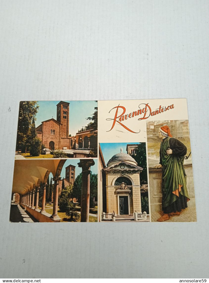 CARTOLINA: RAVENNA DANTESCA (VEDUTE) - VIAGGIATA - F/G - COLORI - LEGGI - Ravenna