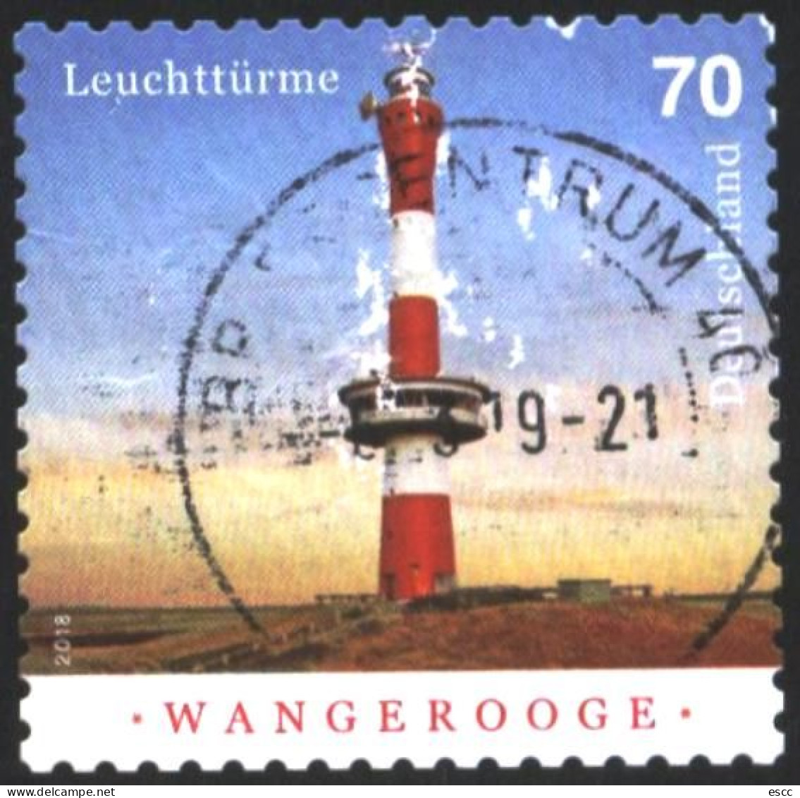 Used  Stamp   Lighthouse 2018 From Germany - Gebruikt