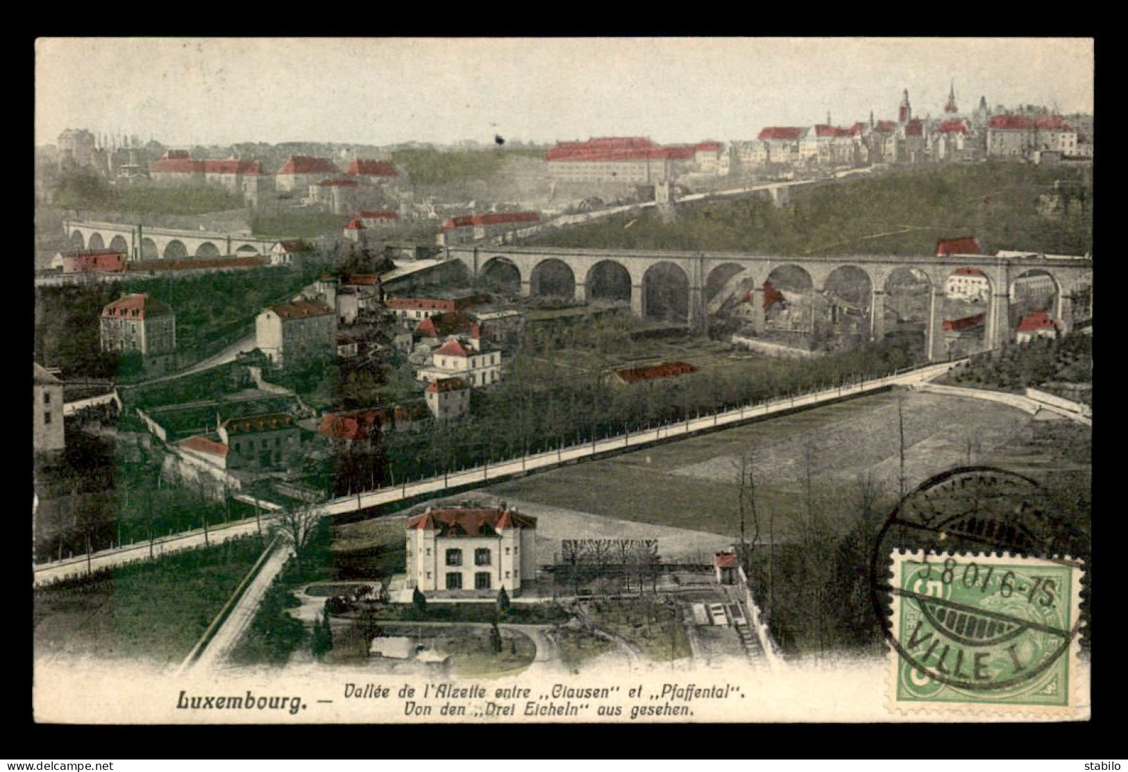 LUXEMBOURG - VALLEE DE L'ALZETTE ENTRE CLAUSEN ET PFAFFENTAL - Luxemburg - Town