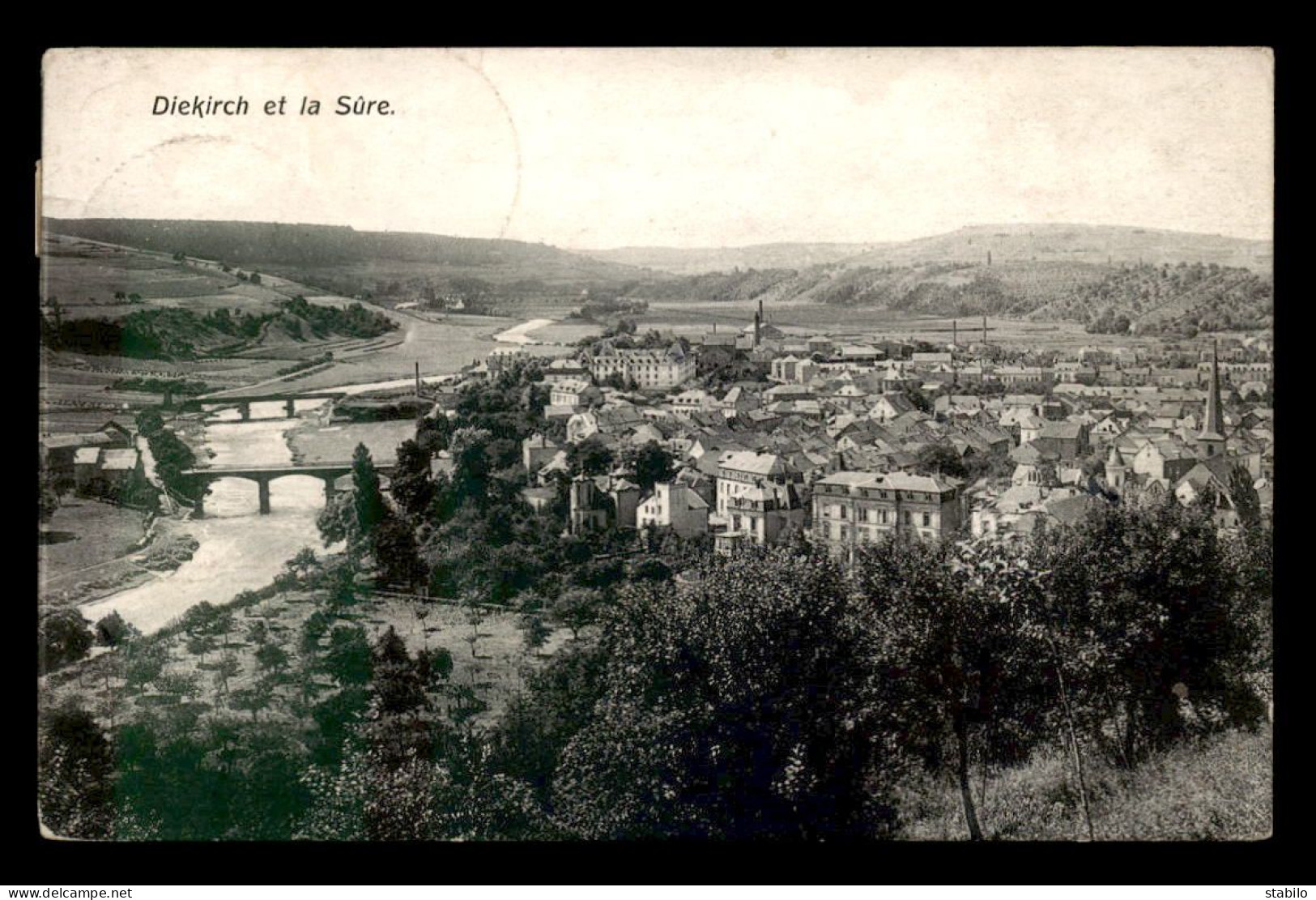 LUXEMBOURG - DIEKIRCH - VUE GENERALE ET LA SURE - Diekirch