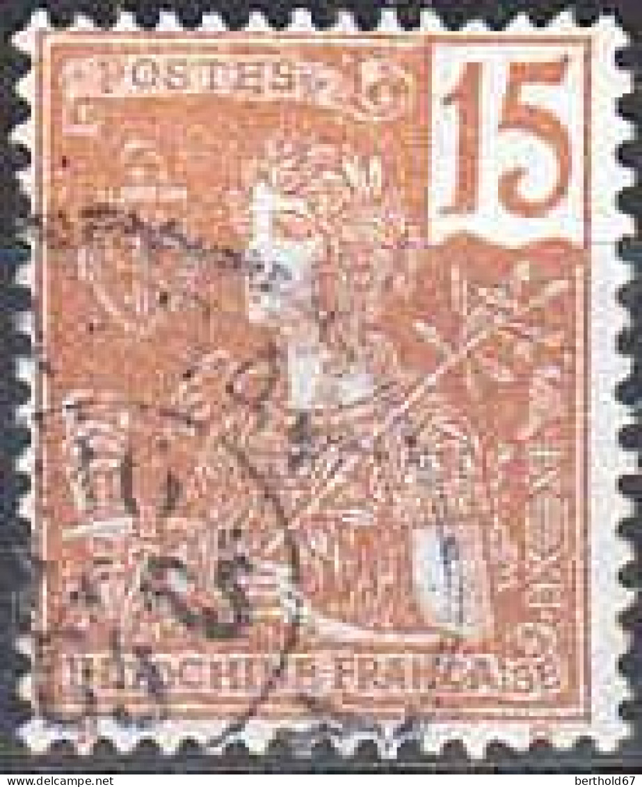 Indochine Poste Obl Yv: 29 Mi:29 Allégorie De Grasset (TB Cachet Rond) - Used Stamps
