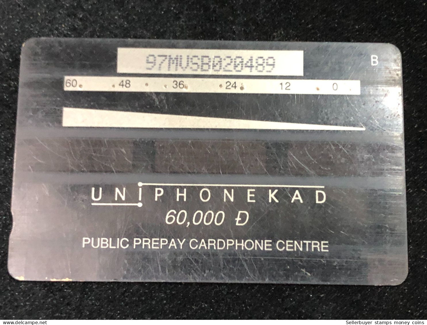 Card Phonekad Vietnam(setl Fieids- 60 000dong-1995)-1pcs - Viêt-Nam