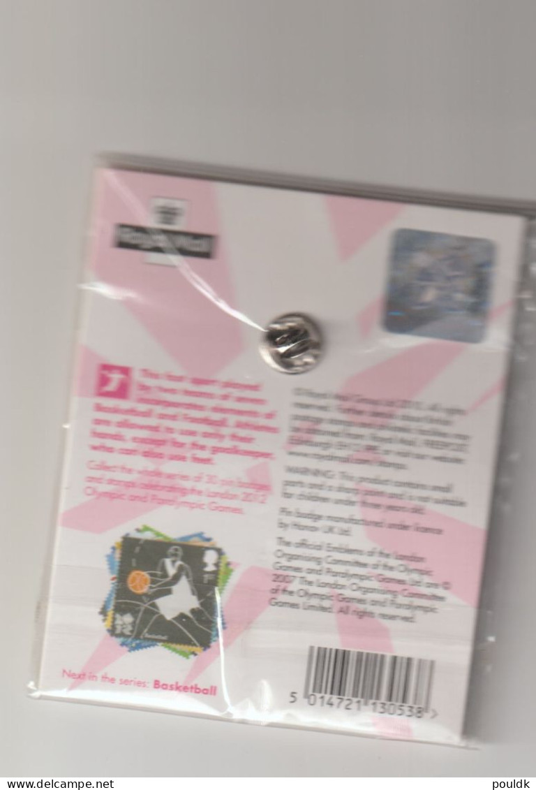 Olympic Games In London 2012 - Two Pins Handball Wrapped In Plastic. Postal Weight Approx. 0,09 Kg. Please Read Sales Co - Pallamano