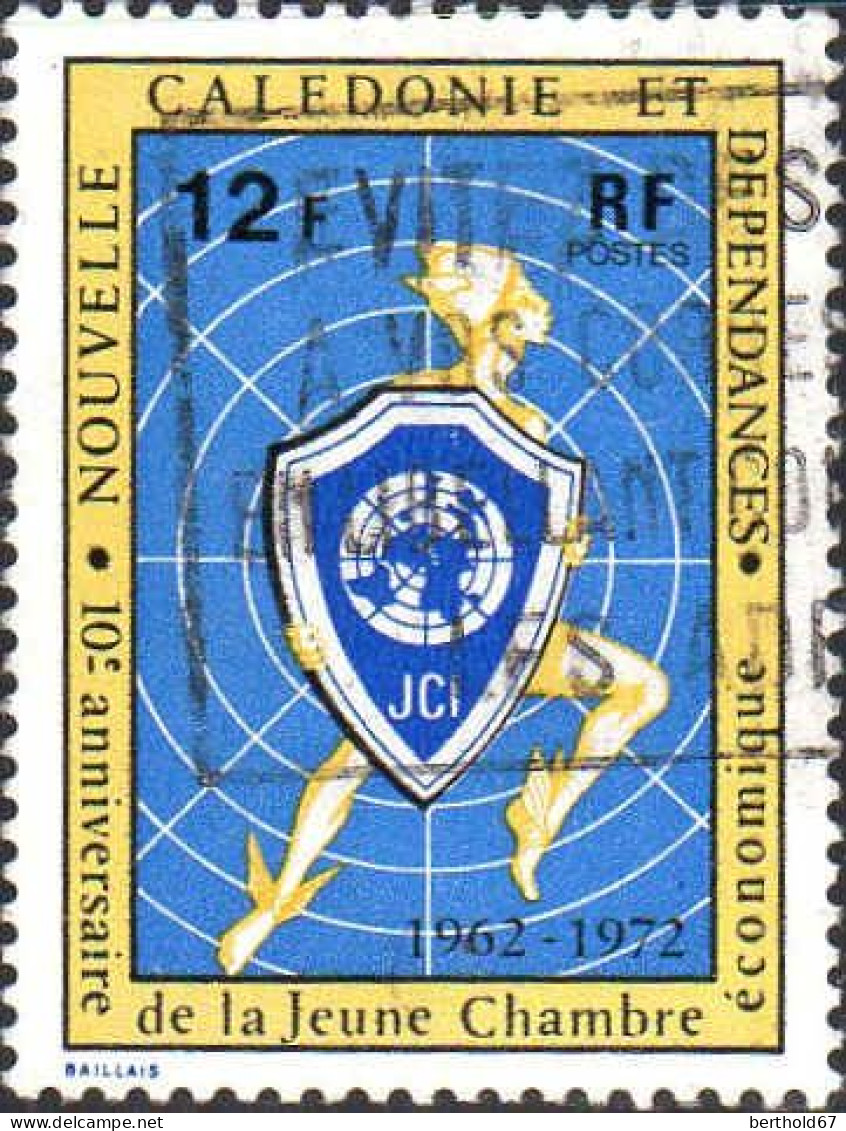 Nle-Calédonie Poste Obl Yv: 385 Mi:525 10.Anniversaire De La Jeune Chambre Economique (Belle Obl.mécanique) - Used Stamps