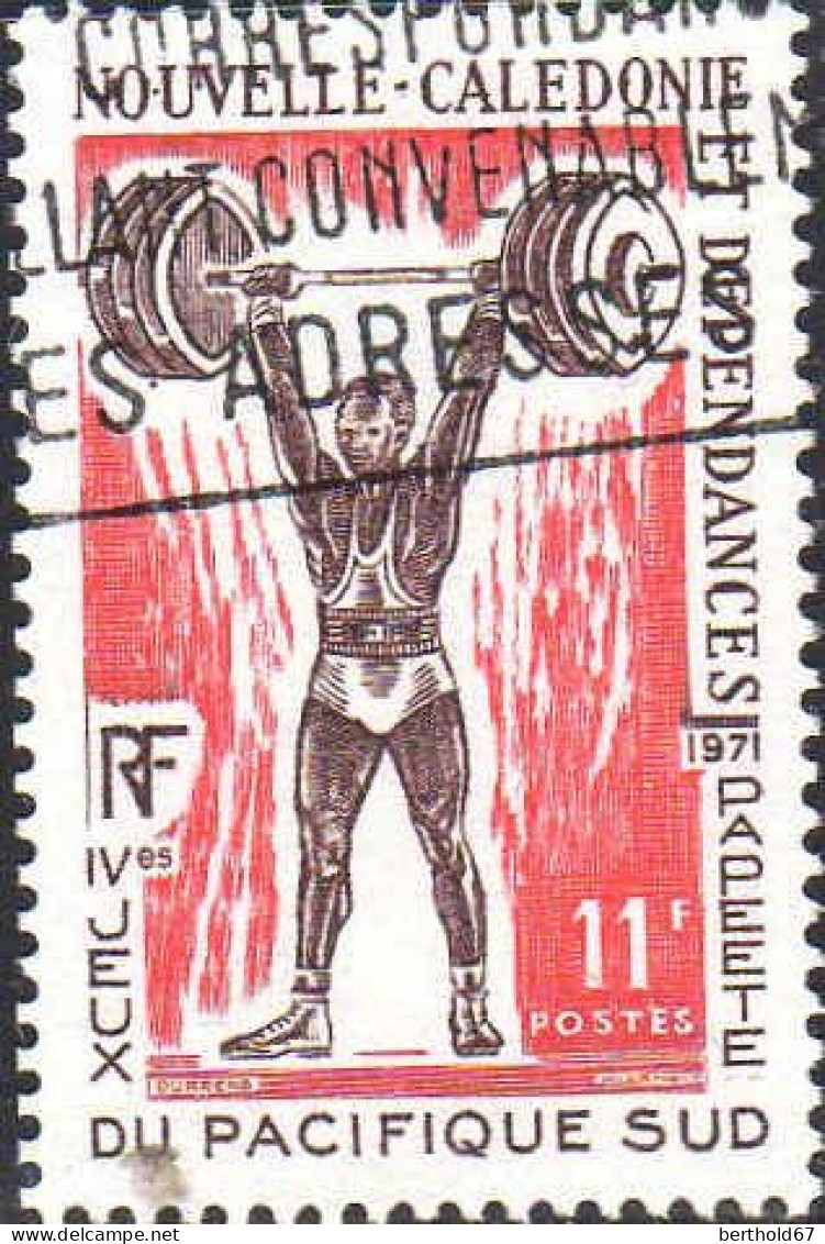 Nle-Calédonie Poste Obl Yv: 375/376 4.Jeux Du Pacifique-Sud (Belle Obl.mécanique) - Used Stamps