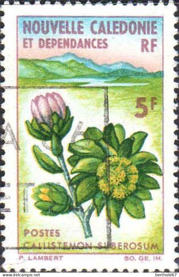 Nle-Calédonie Poste Obl Yv: 318 Mi:398 Callistemon Suberosum (Belle Obl.mécanique) - Used Stamps