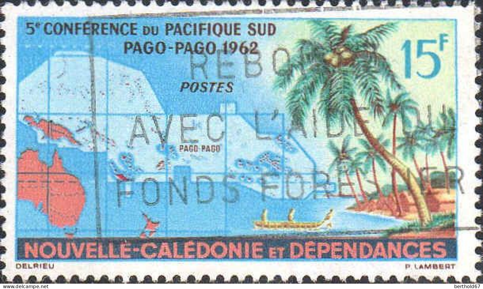 Nle-Calédonie Poste Obl Yv: 305 Mi:382 5.Conférence Du Pacifique-Sud Pago-Pago (Belle Obl.mécanique) - Oblitérés