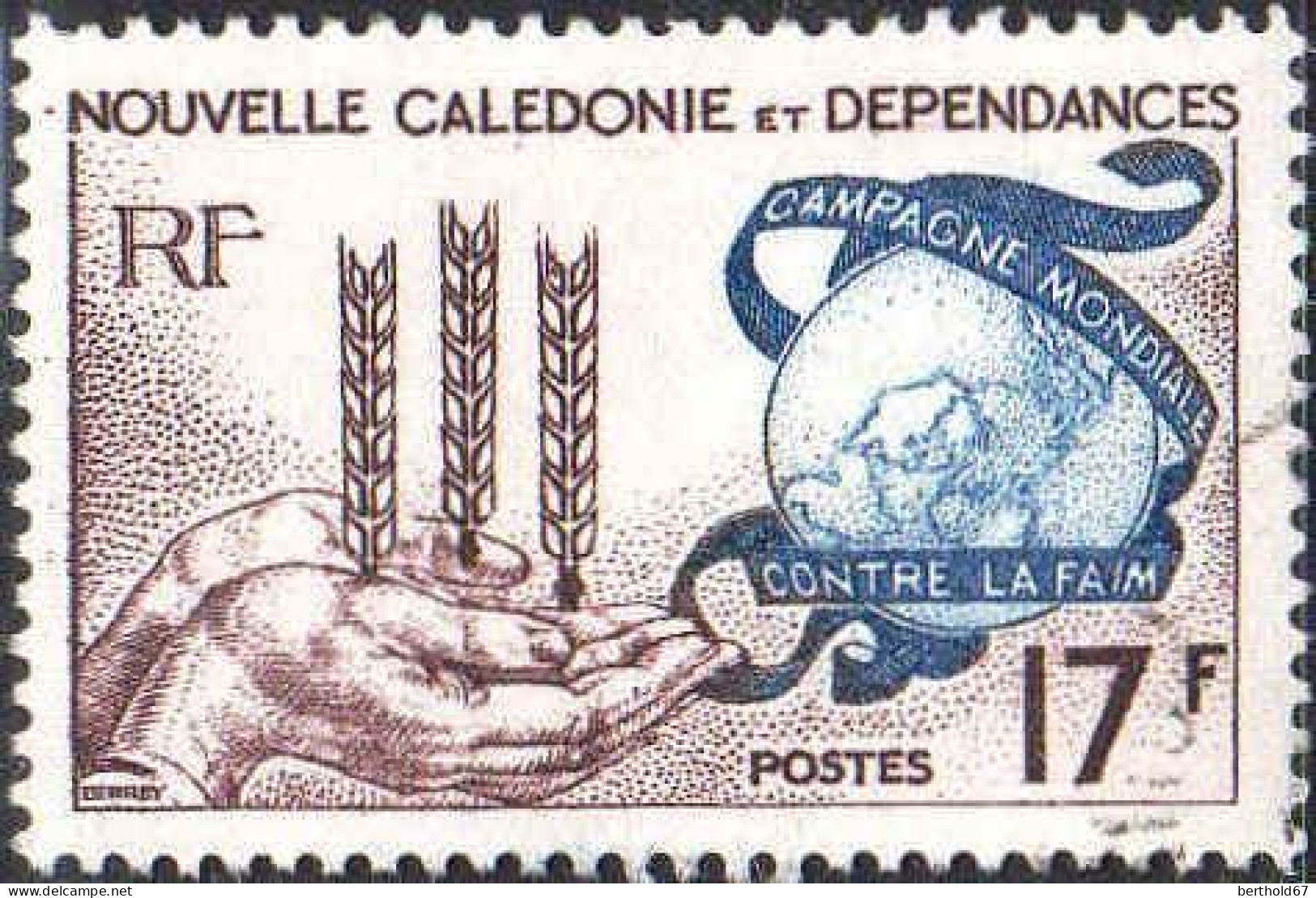 Nle-Calédonie Poste Obl Yv: 307 Mi:387 Campagne Mondiale Contre La Faim (cachet Rond) - Usados