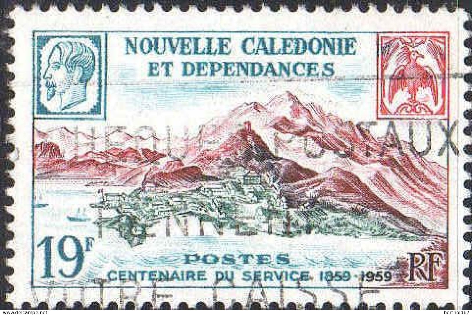 Nle-Calédonie Poste Obl Yv: 300 Mi:375 Port-de-France En 1859 (Belle Obl.mécanique) - Gebraucht