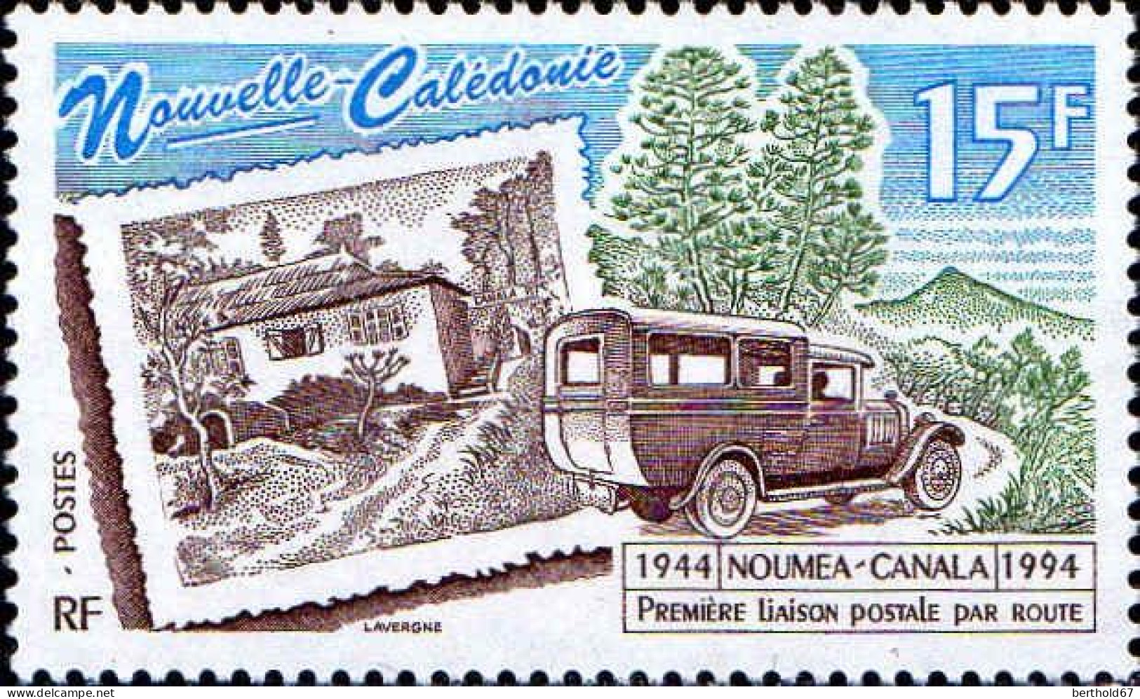 Nle-Calédonie Poste N** Yv: 656 Mi:993 1.Liaison Postale Par Route Nouméa-Canala - Unused Stamps