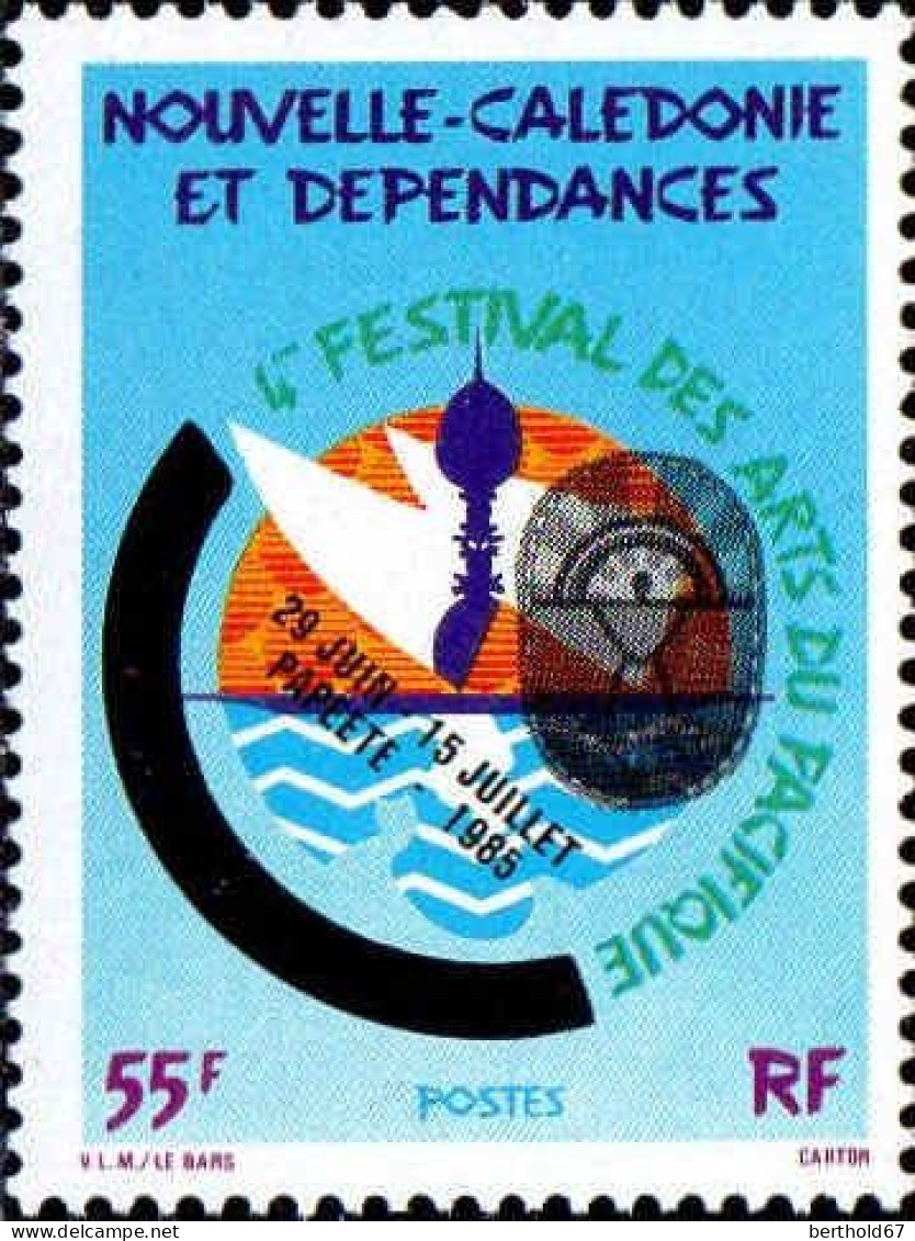 Nle-Calédonie Poste N** Yv: 505/506 4.Festival Des Arts Du Pacifique - Unused Stamps