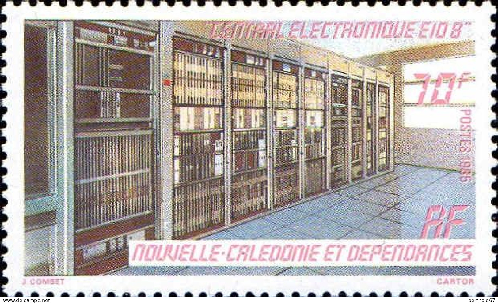 Nle-Calédonie Poste N** Yv: 502 Mi:761 Central électronique E10B - Unused Stamps