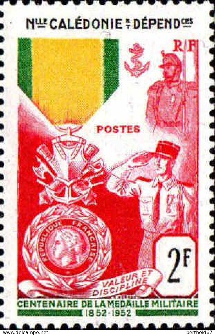 Nle-Calédonie Poste N** Yv: 279 Mi: Centenaire De La Médaille Militaire - Ongebruikt