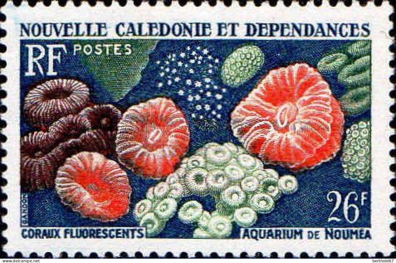 Nle-Calédonie Poste N** Yv: 291/294 Coraux & Poissons - Neufs