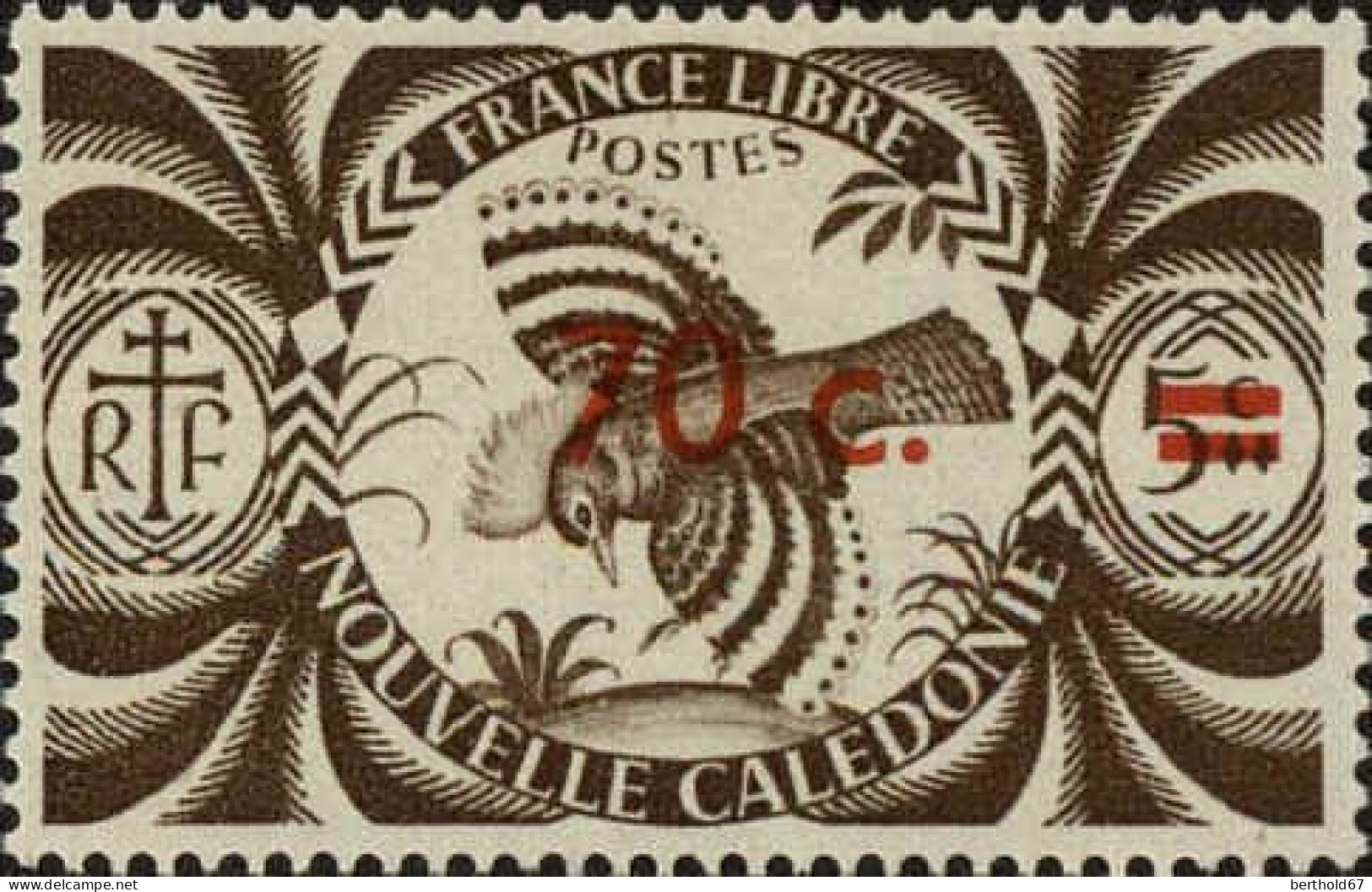 Nle-Calédonie Poste N** Yv: 249/256 Série De Londres Nv.val.en Surch - Ungebraucht