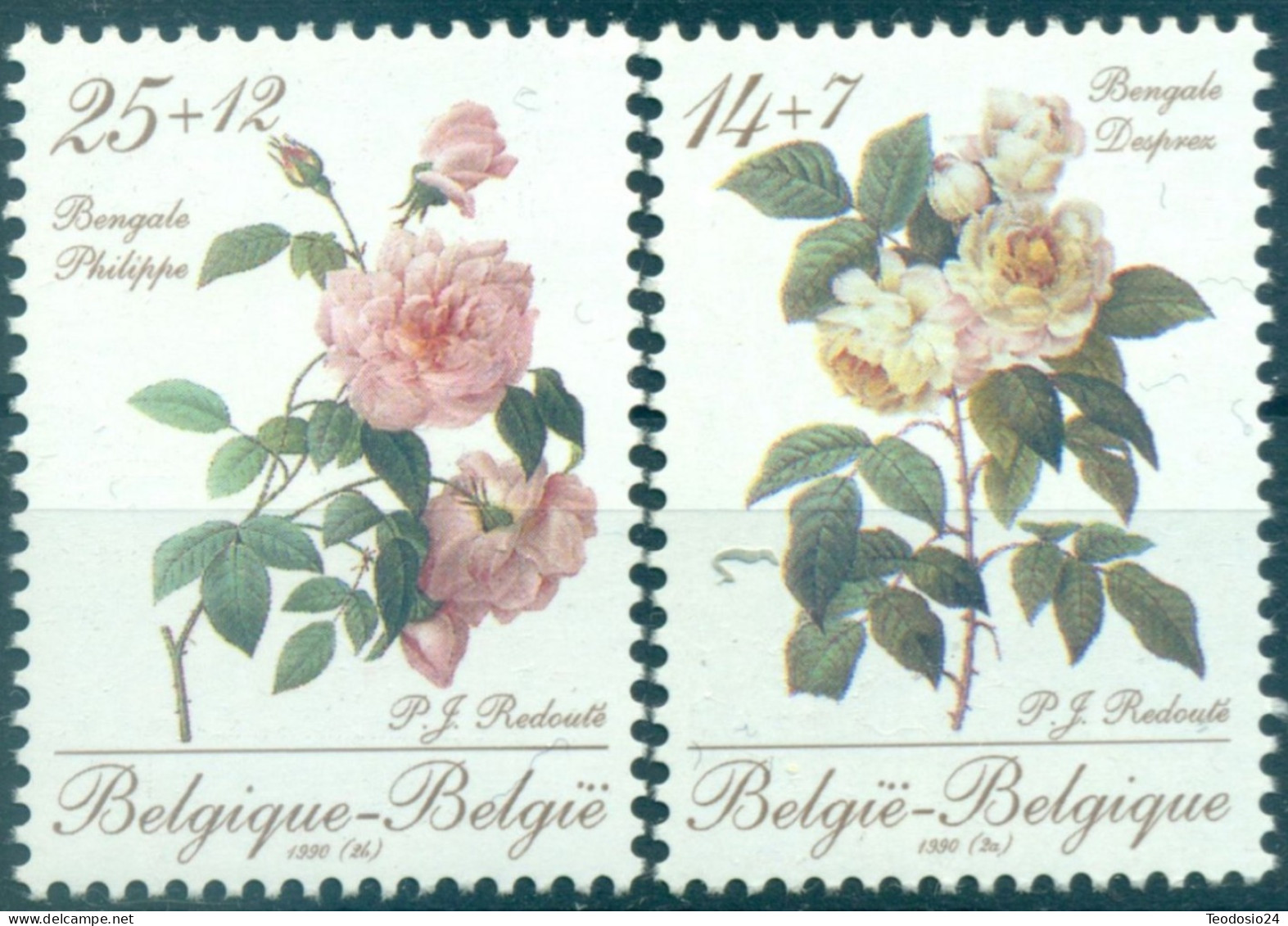 Belgique  Belgien 1990 2354/55 ** - Unused Stamps