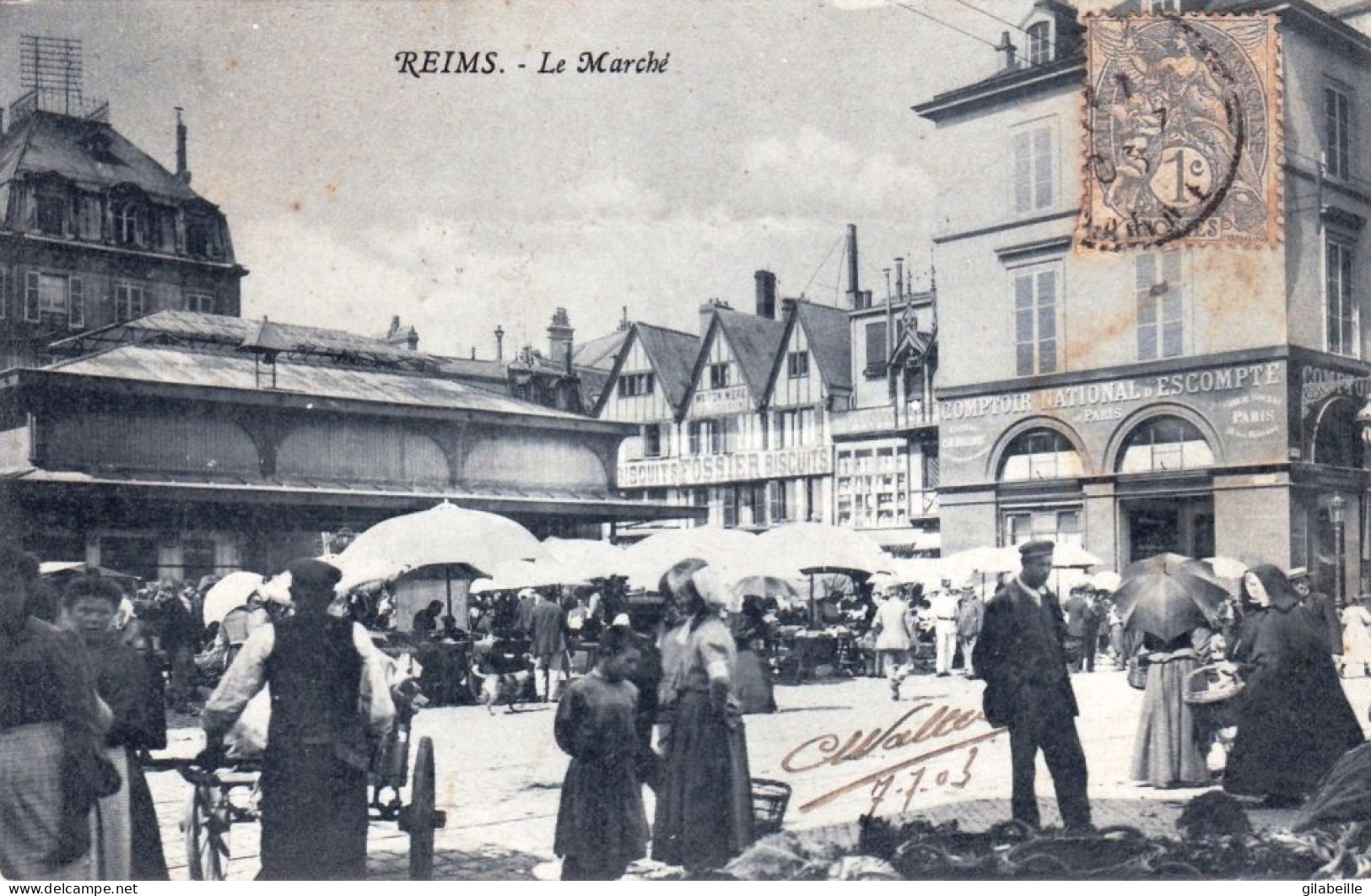 51 - Marne -  REIMS - Le Marché - Reims