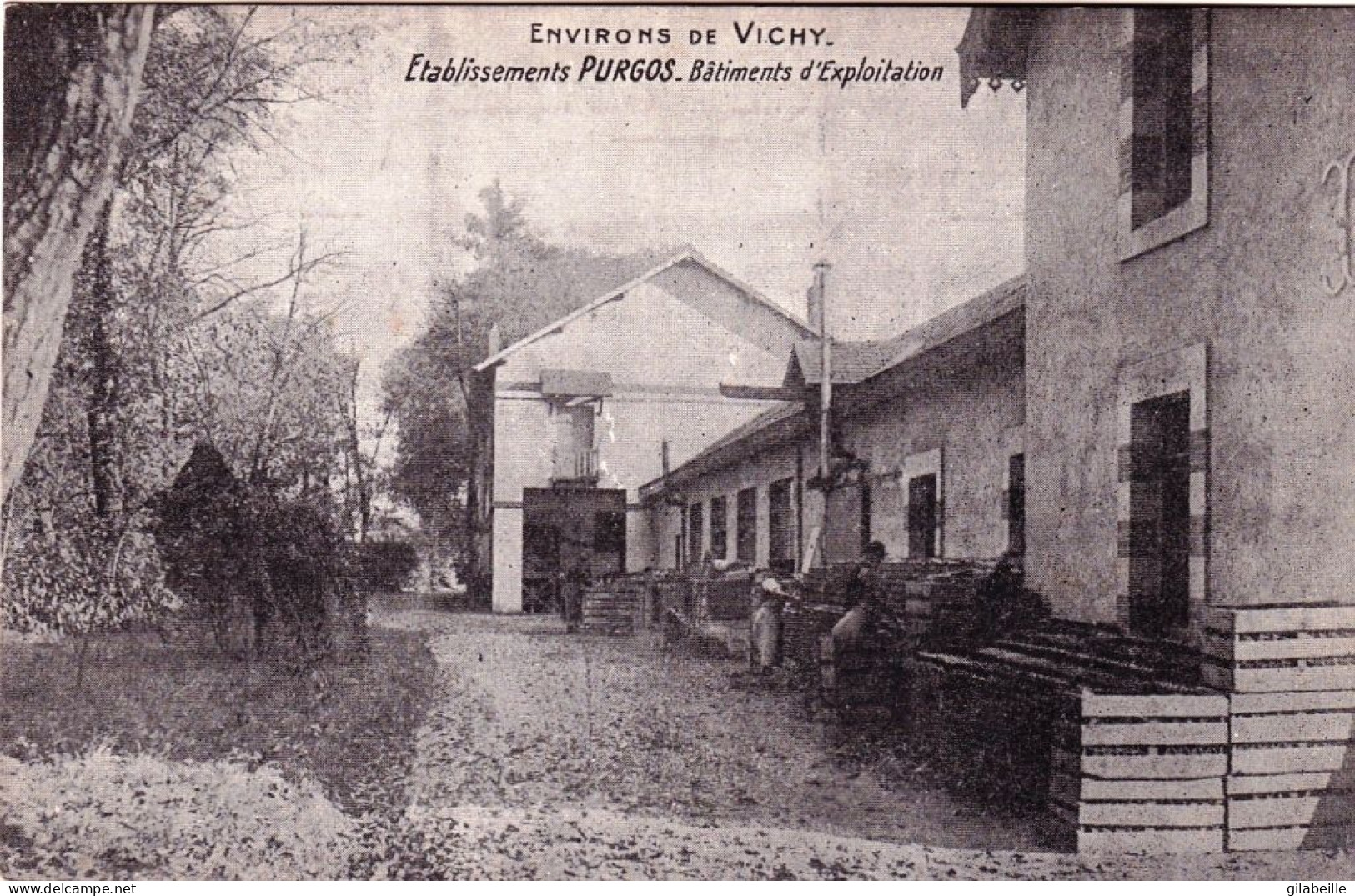 03 - Allier -  Environs De VICHY - Etablissement Purgos - Batiments D Exploitation ( Eau Purgative )  - Rare - Vichy