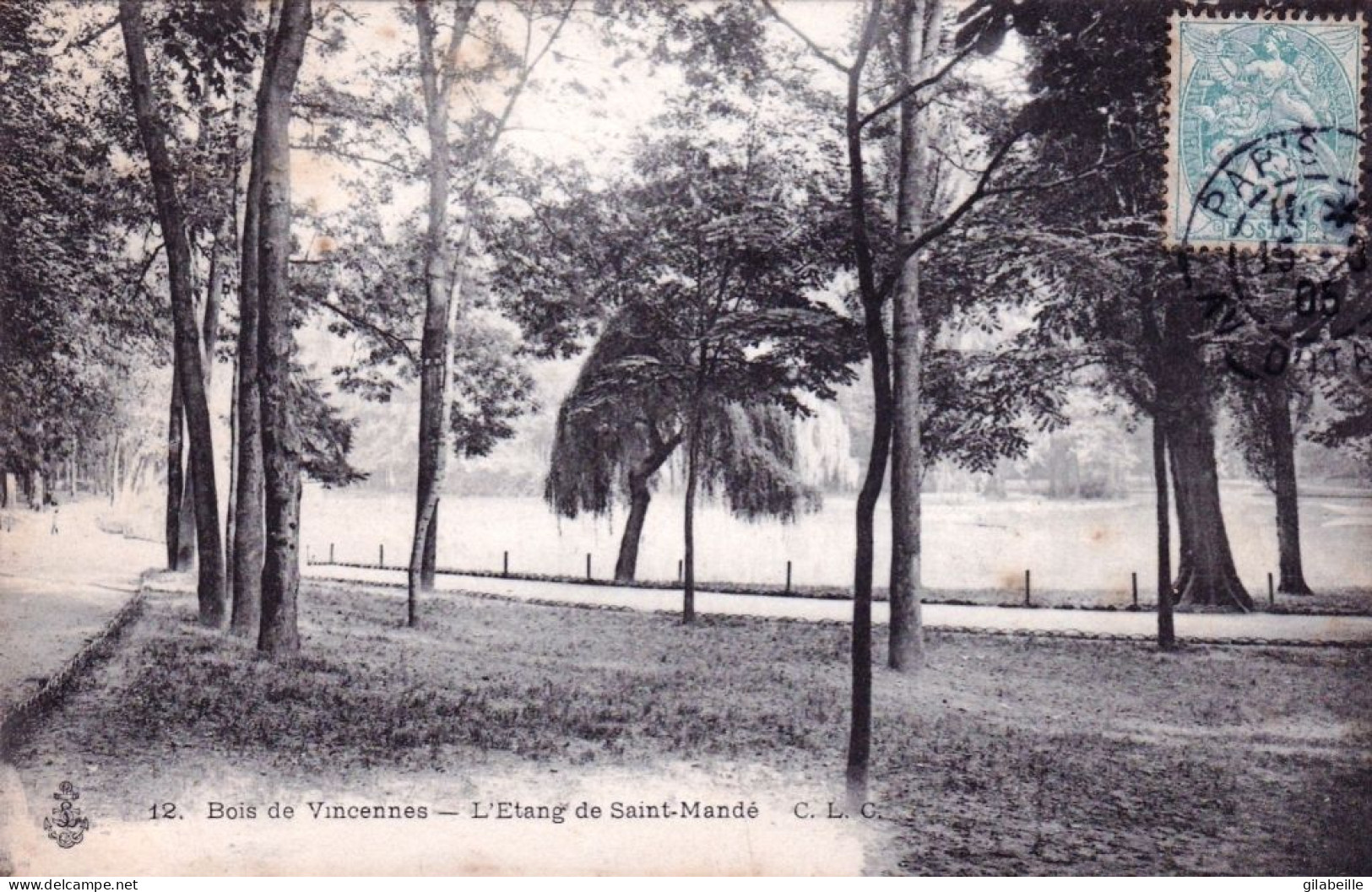 75 - PARIS 12 -  Bois De Vincennes - L étang De Saint Mandé - Distretto: 12