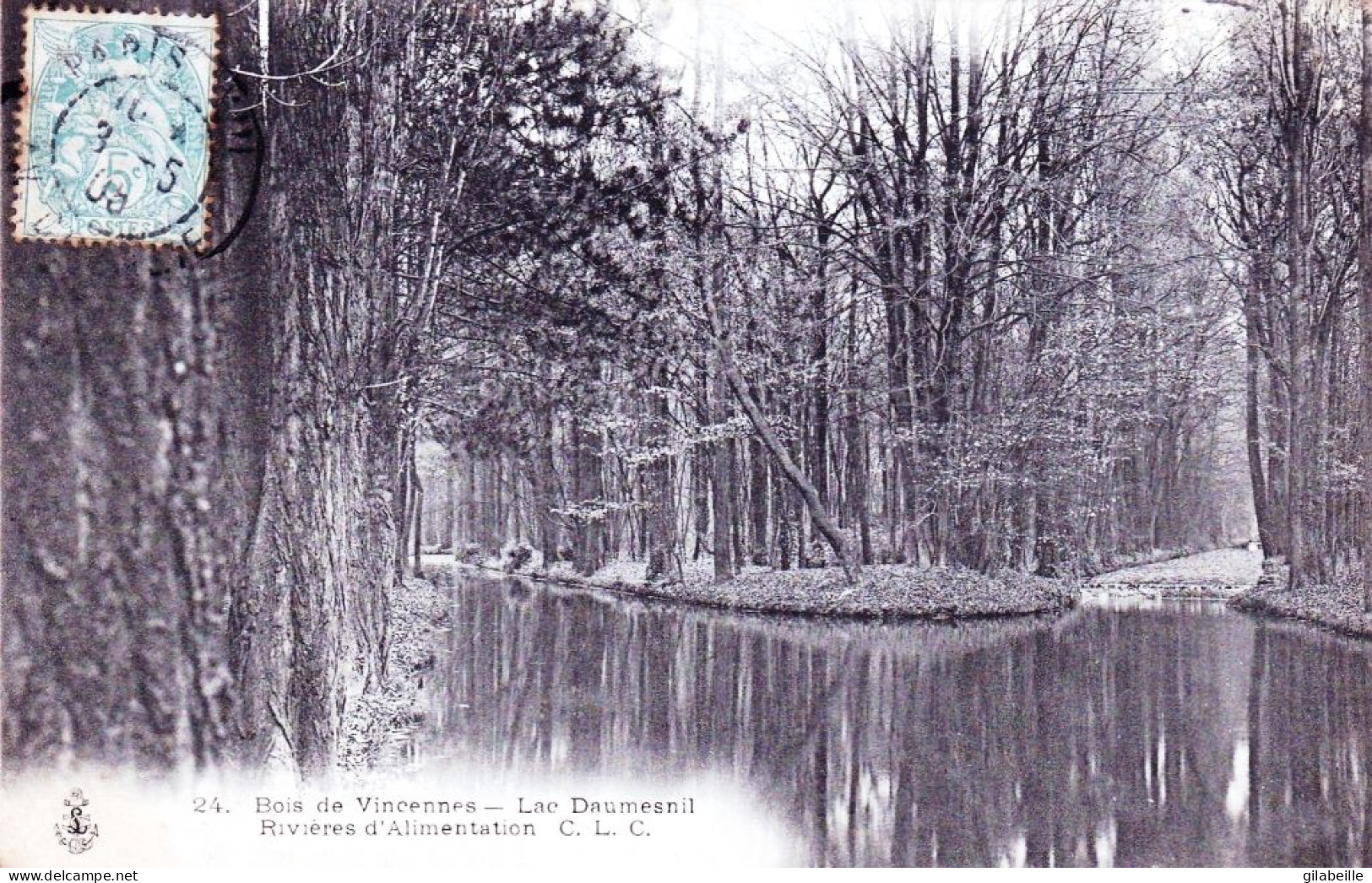 75 - PARIS 12 -  Bois De Vincennes - Lac Daumesnil - Rivieres D Alimentation - Arrondissement: 12