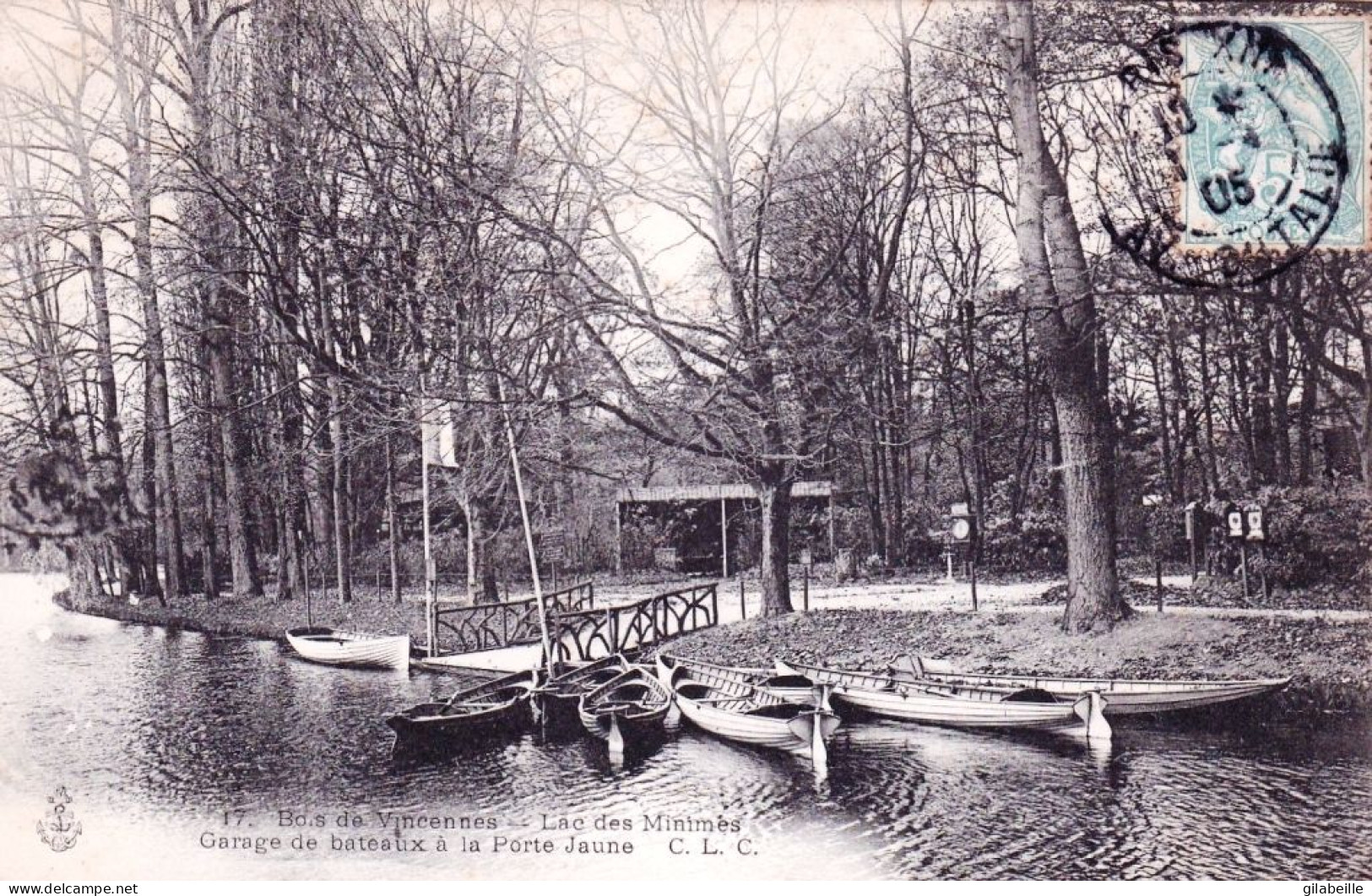 75 - PARIS 12 -  Bois De Vincennes -  Lac Des Minimes - Garage De Bateaux A La Porte Jaune - Paris (12)