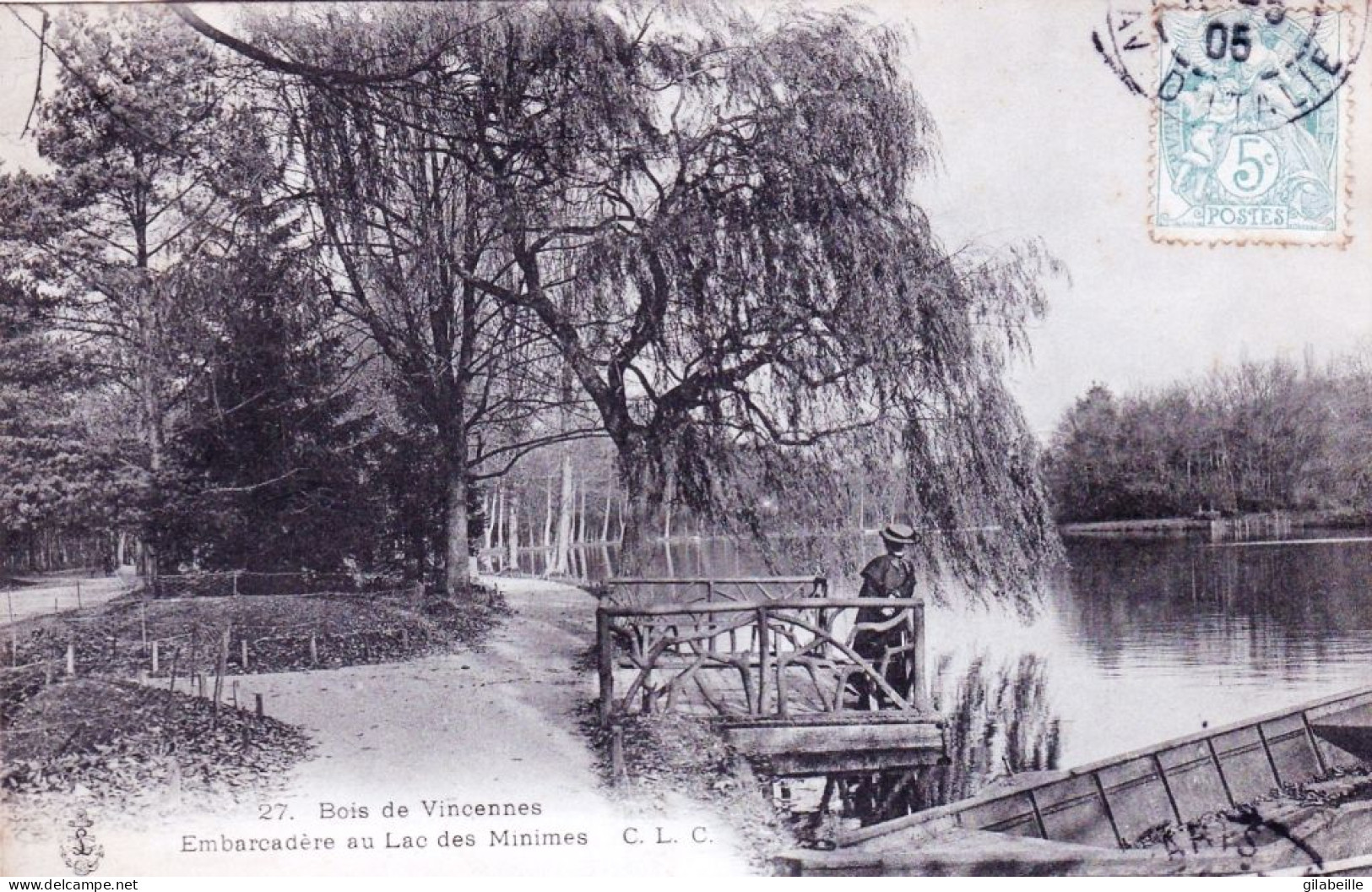 75 - PARIS 12 -  Bois De Vincennes - Embarcadere Au Lac Des Minimes - Paris (12)