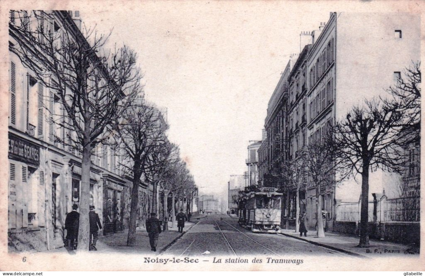 93 -  NOISY Le SEC - La Station Des Tramways - Noisy Le Sec