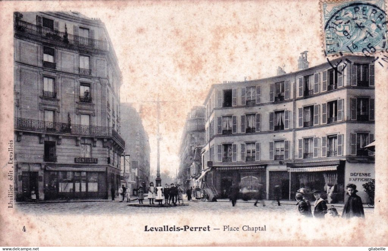 92  - LEVALLOIS PERRET - Place Chaptal - Levallois Perret