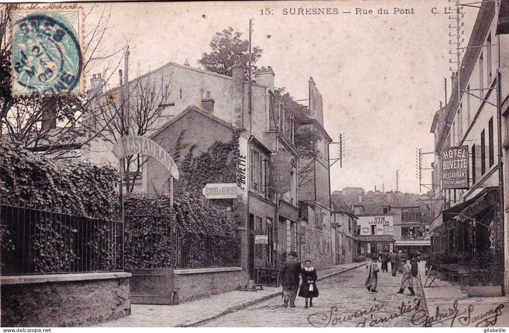 92 - Hauts De Seine -  SURESNES - Rue Du Pont - Restaurants - Suresnes