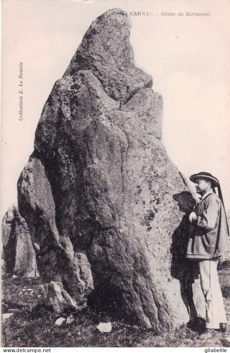 56 - Morbihan - CARNAC -   Geant De Kermario -  Menhir - Carnac