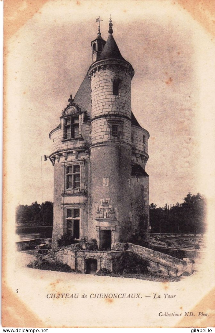 37 - Indre Et Loire -  CHENONCEAUX - Le Chateau - La Tour - Chenonceaux