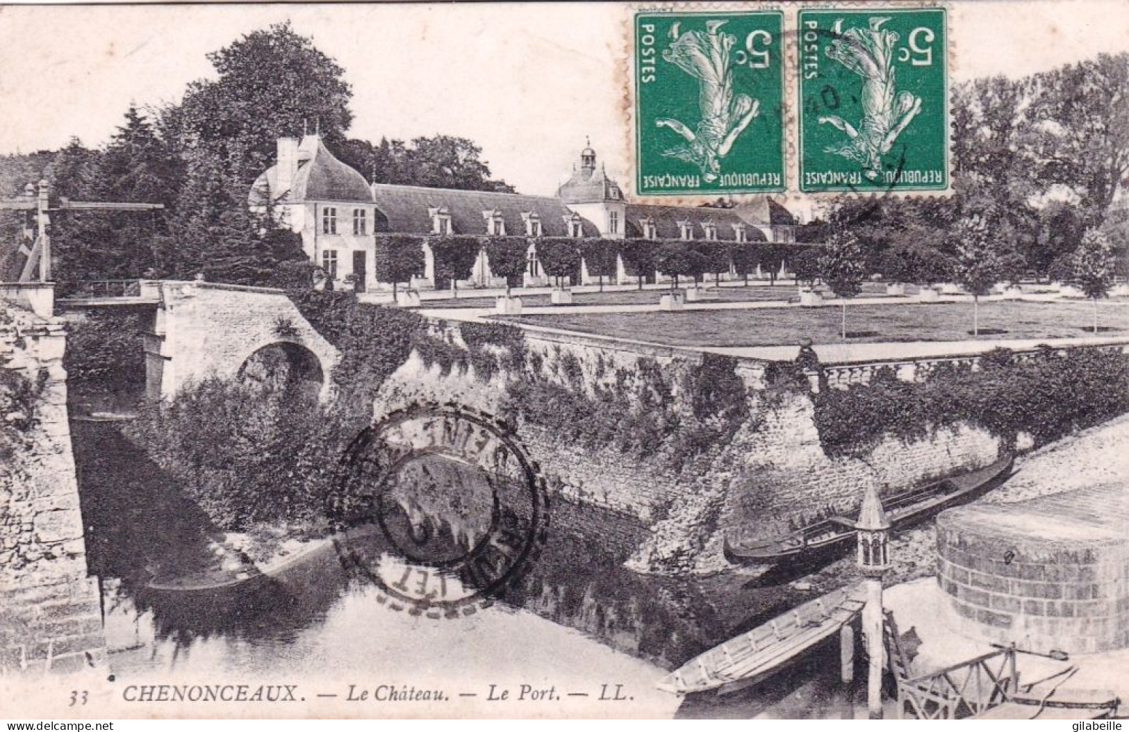 37 - Indre Et Loire -  CHENONCEAUX - Le Chateau - Le Port - Chenonceaux