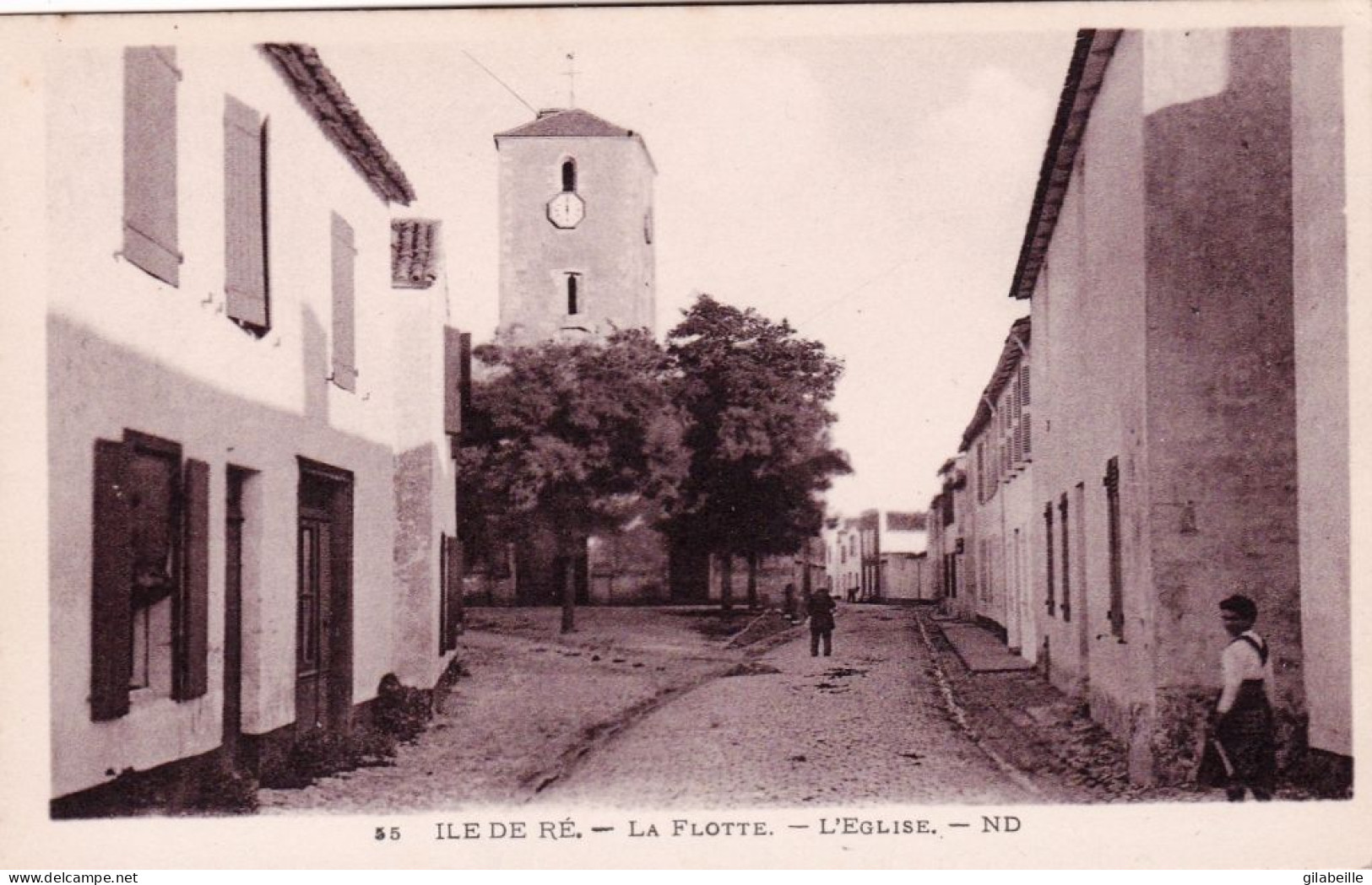 17 - Charente Maritime -  ILE  De RE -  La Flotte - L église - Ile De Ré