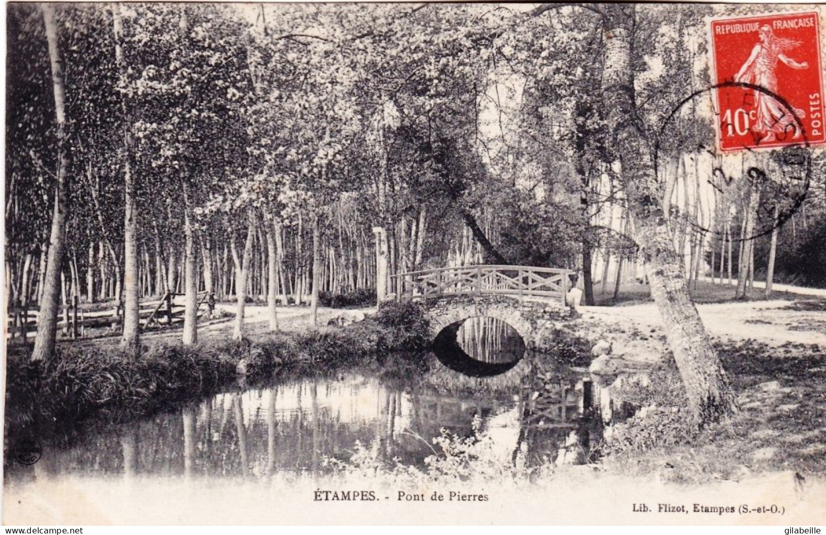 91 - Essonne -  ETAMPES - Pont De Pierres Sur La Juine - Etampes